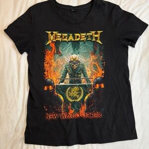 Gildan‎ Black Megadeth Graphic Tee